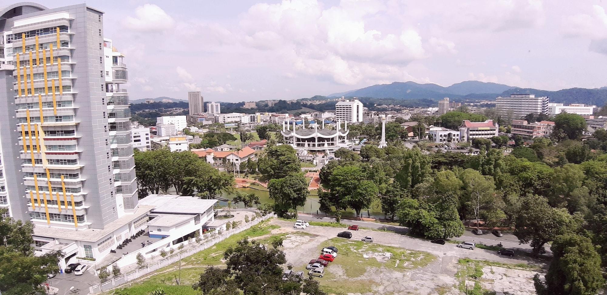 Royale Chulan Seremban Hotel Exterior photo Aerial view of the city